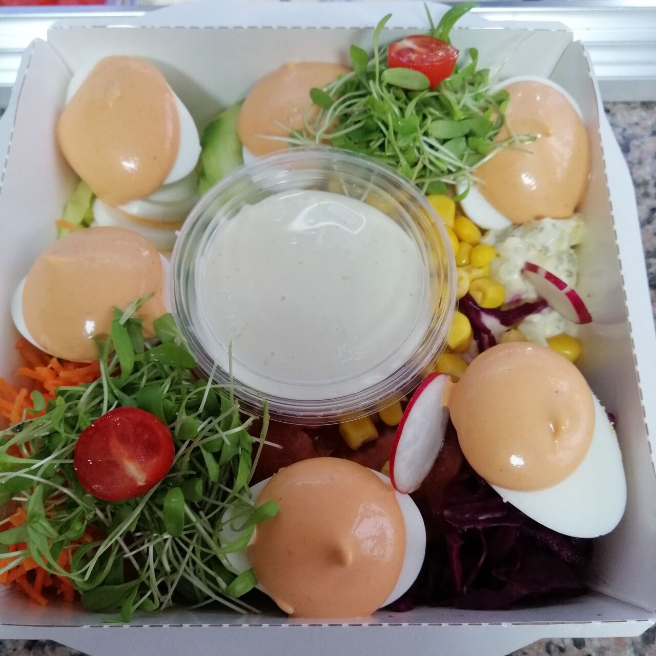 Salade Russisch Ei