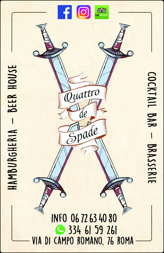 Non dei semplici bigliettini da visita! Scatta una foto alle tue preparazioni assieme al nostro logo e taggaci @quattrodespade !