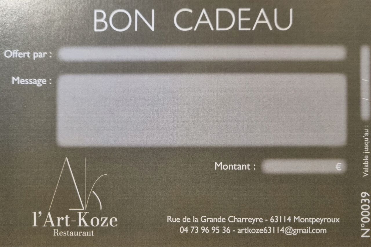 Les Chèques Cadeaux