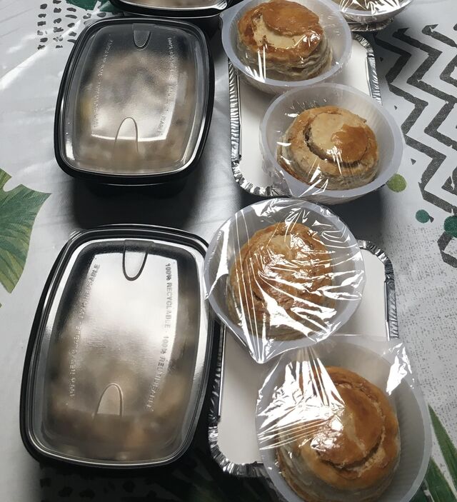 Nos bouchées à la reine de pigeon (vente à emporter de Noël)