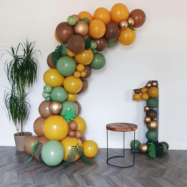 Arche number modèle mixte thème tropical