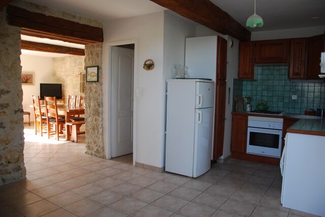 Cuisine équipée Gîte 100m2