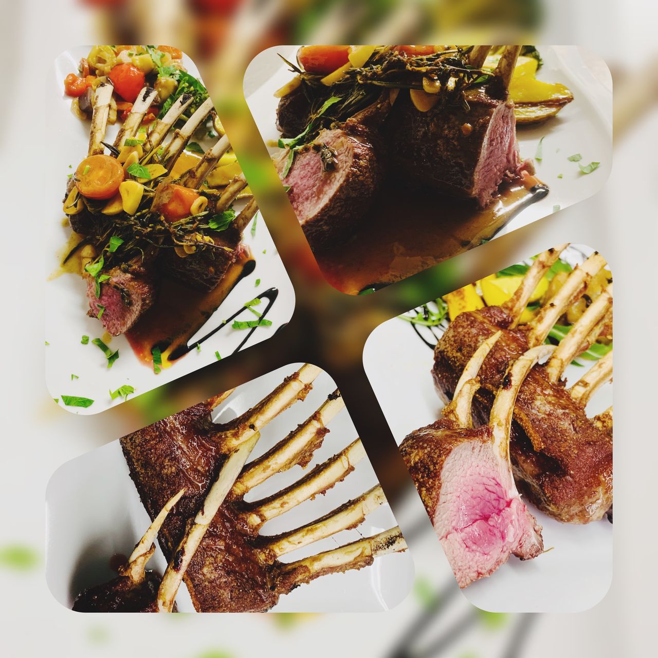 Lammkarree mit frischen Kräutern 