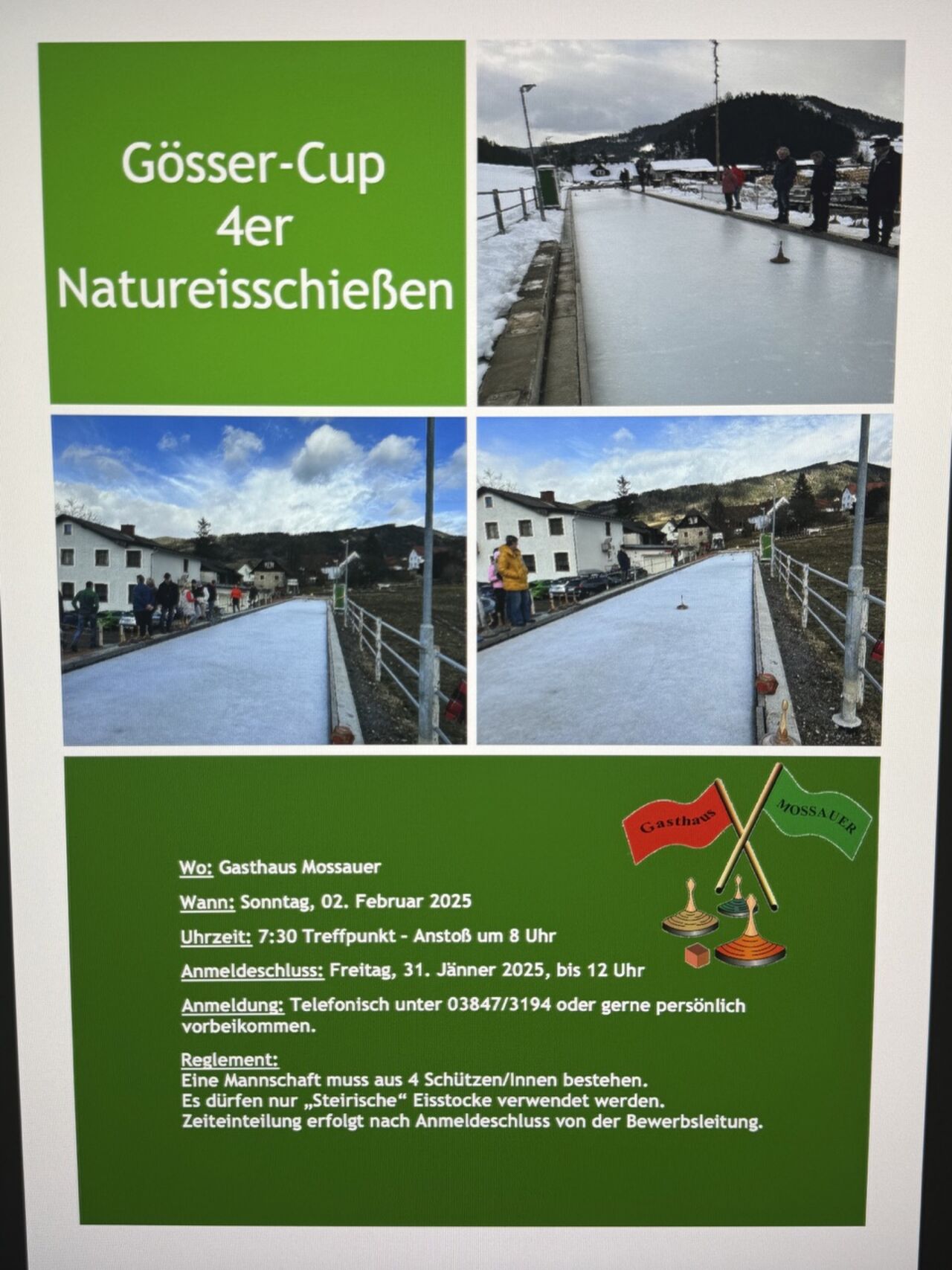 Gösser-Cup 4er Eisschießen