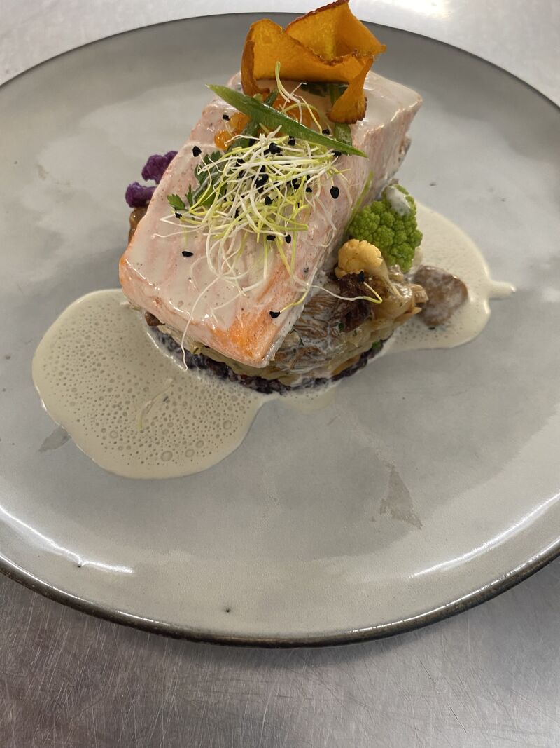 Pavé de truite saumonée