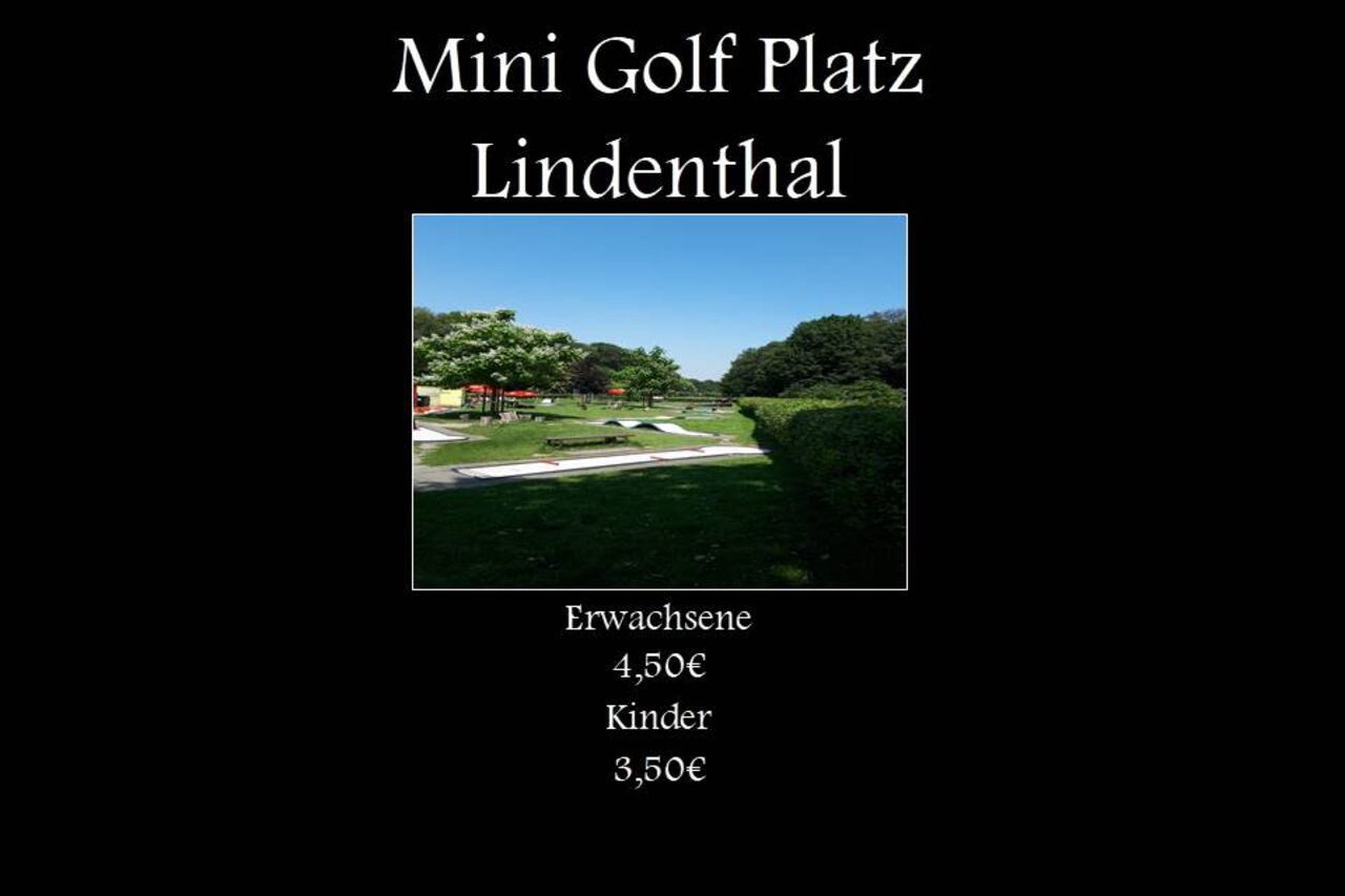 Mini Golf Platz