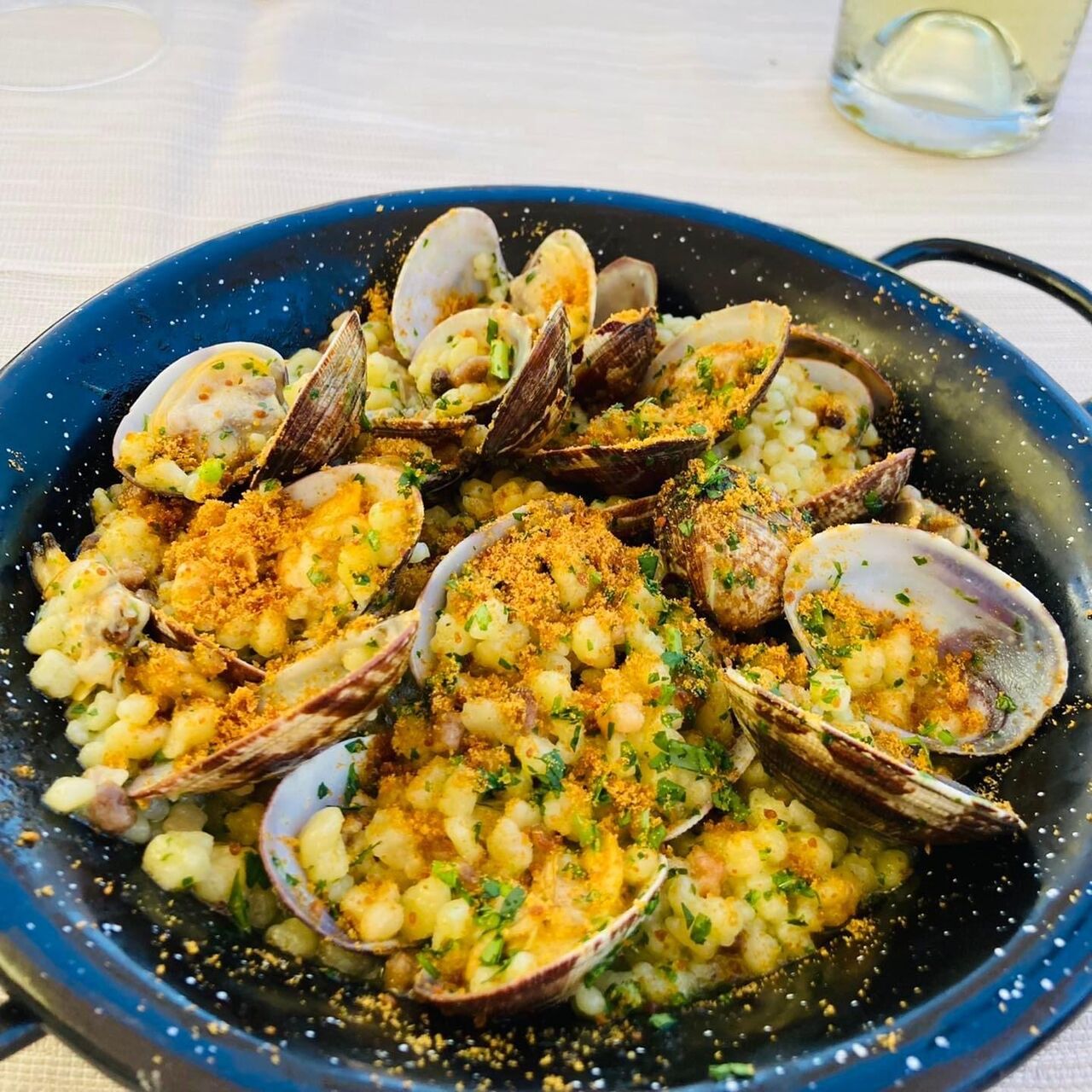 Fregola Vongole e Bottarga di Muggine