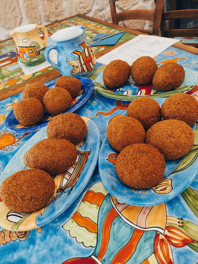 Venez déguster nos arancine 😋