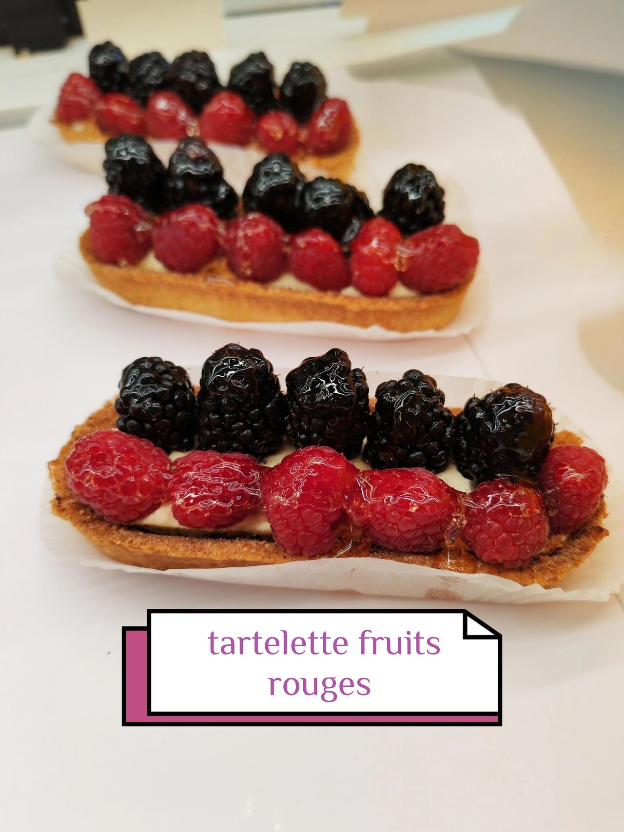 Nos barquettes aux fruits