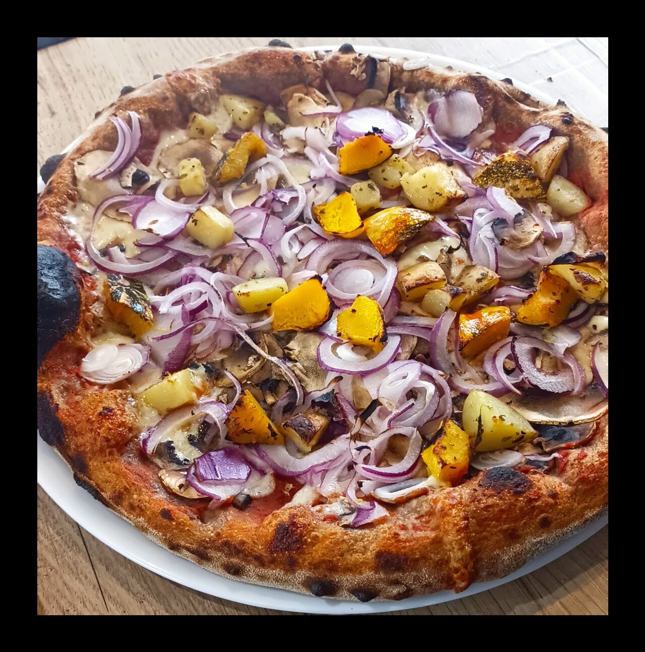 Pizza Vegetariano- version automne hiver