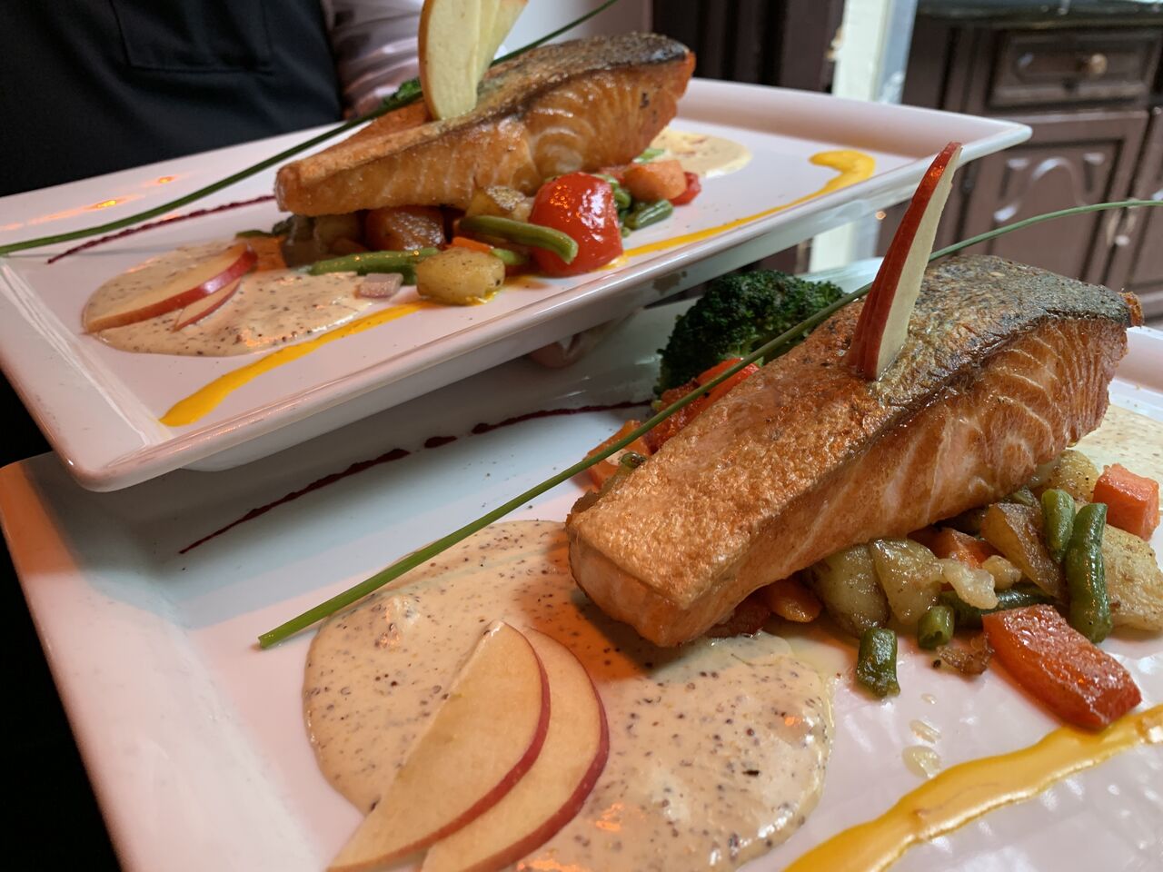 Lachsfilet vom Grill