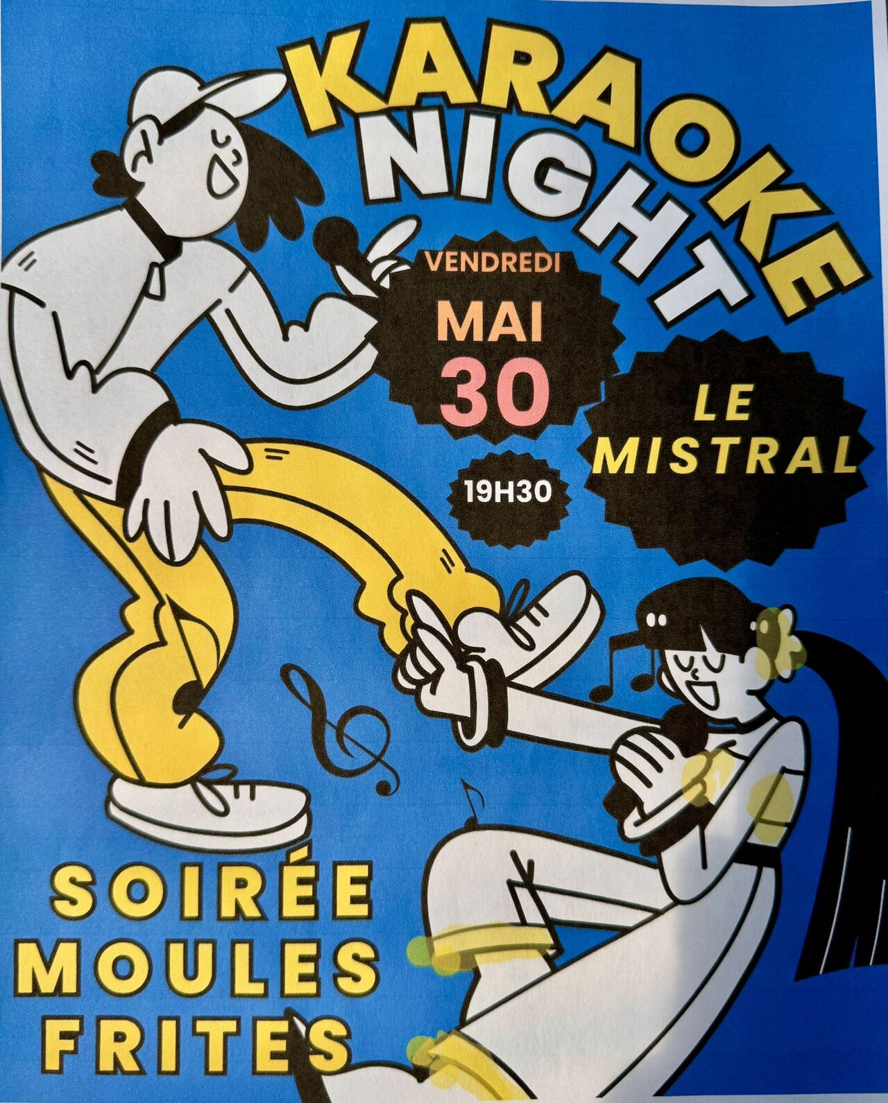 MOULES FRITES & KARAOKE