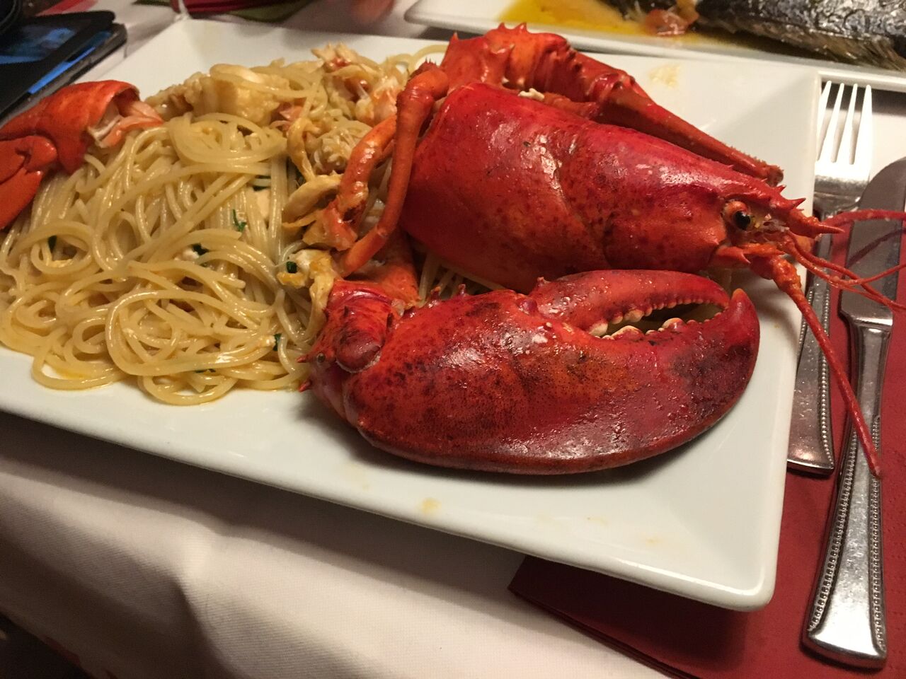 Tagliolini mit Hummer