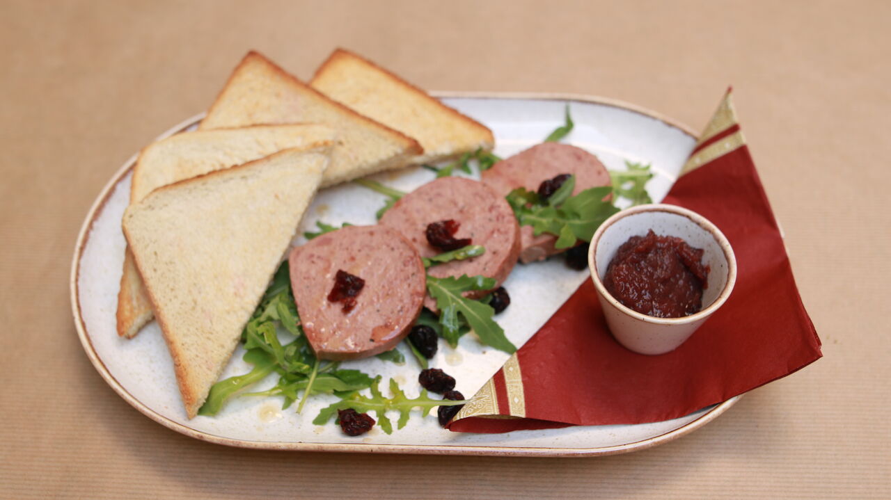 Paštika s brusikami