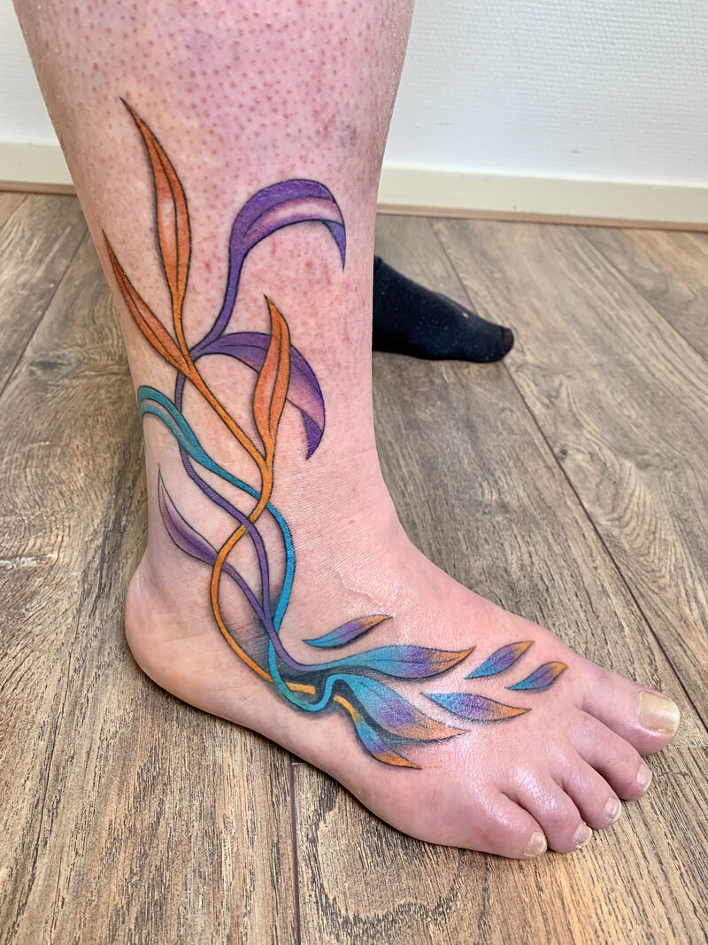 Kleurrijke cover up - voor Gerda