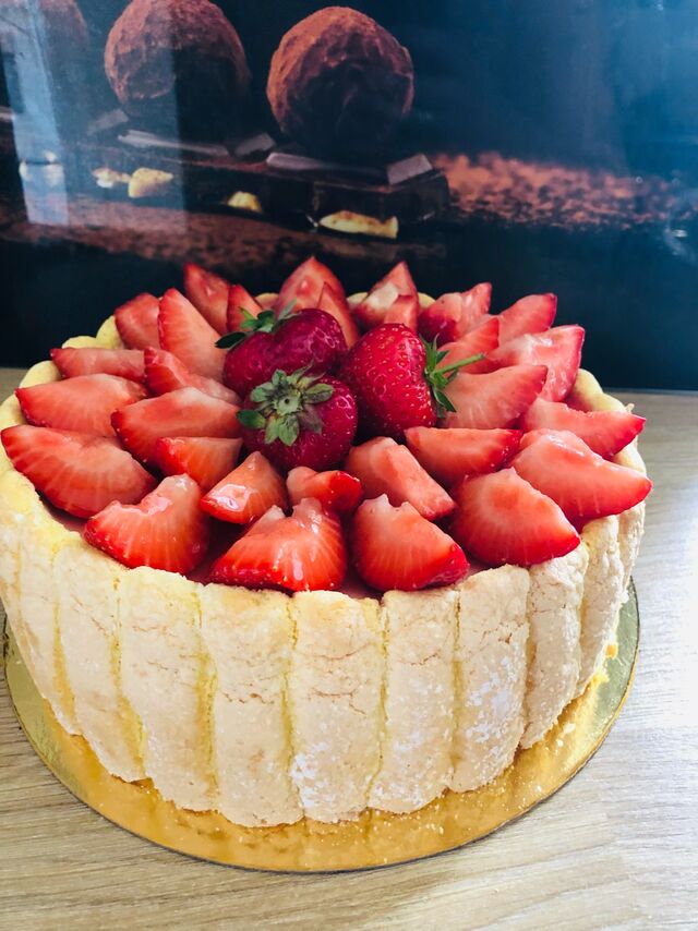 Charlotte aux fraises
