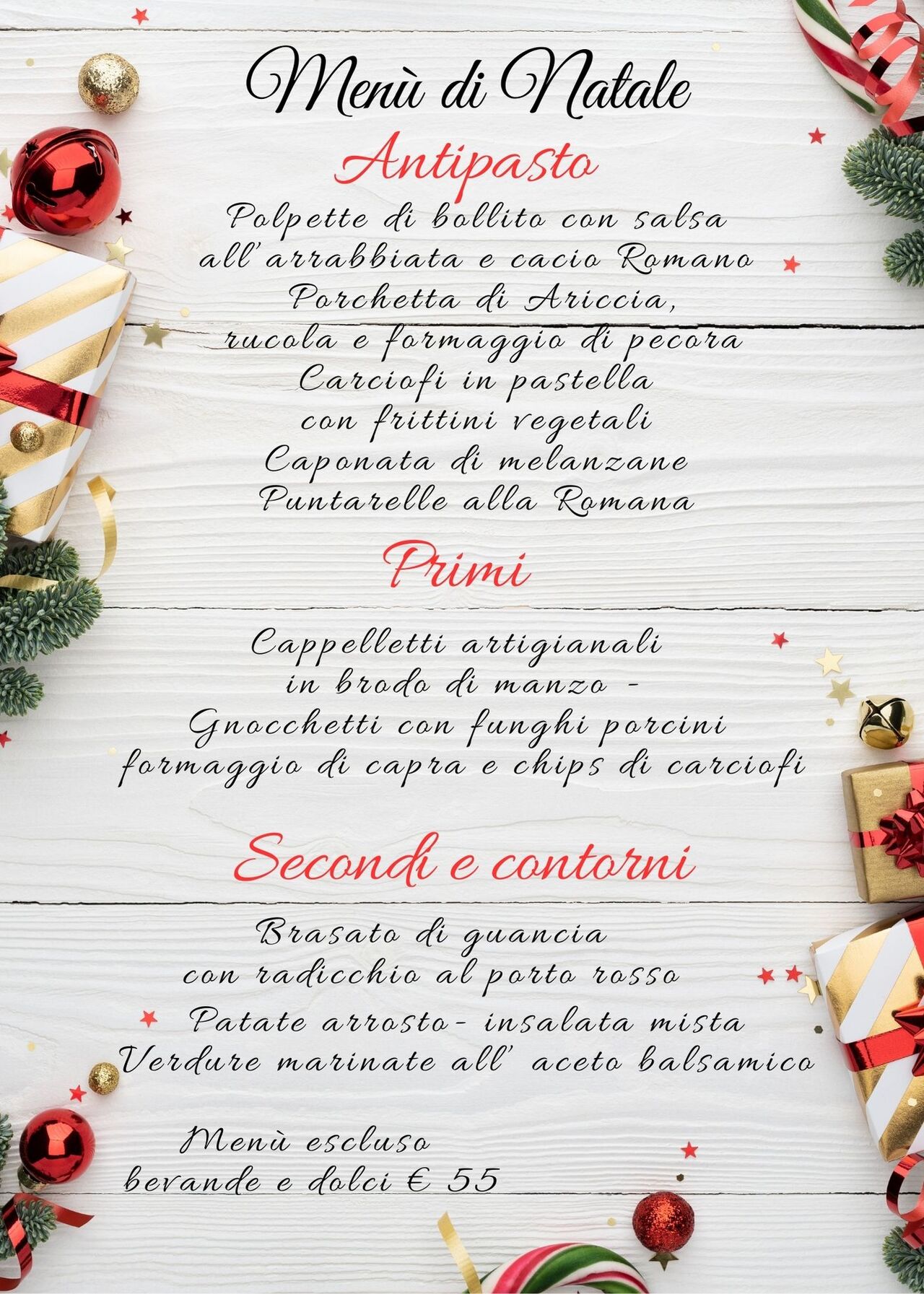 Menu Natale