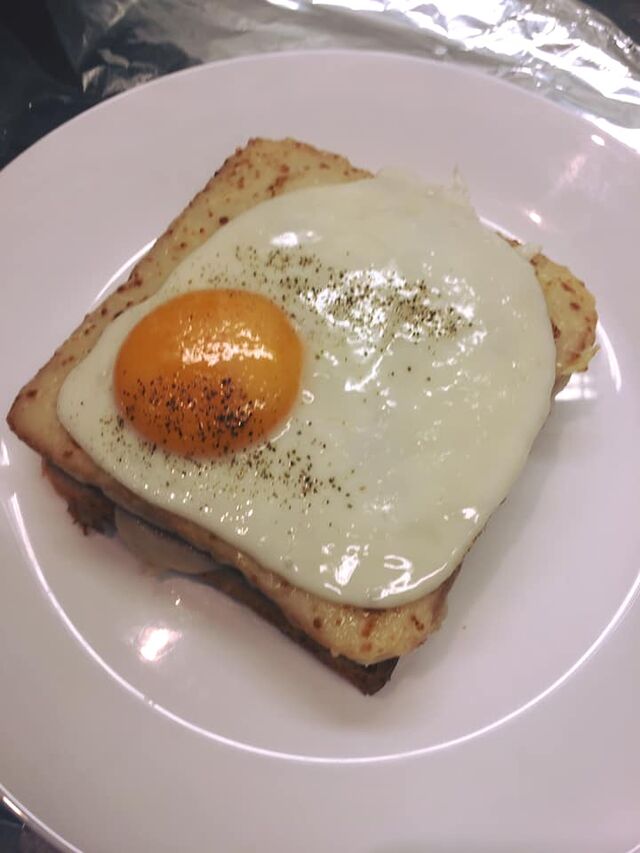 croque monsieur avec ou sans oeufs avec ou sans salade
