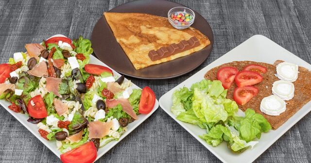 Salades galette et crêpe