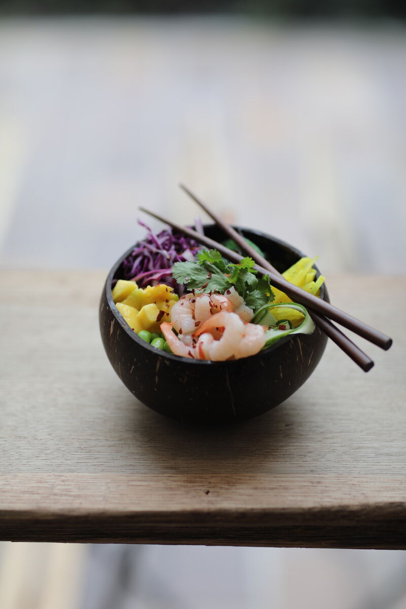 shrimp poke bowl