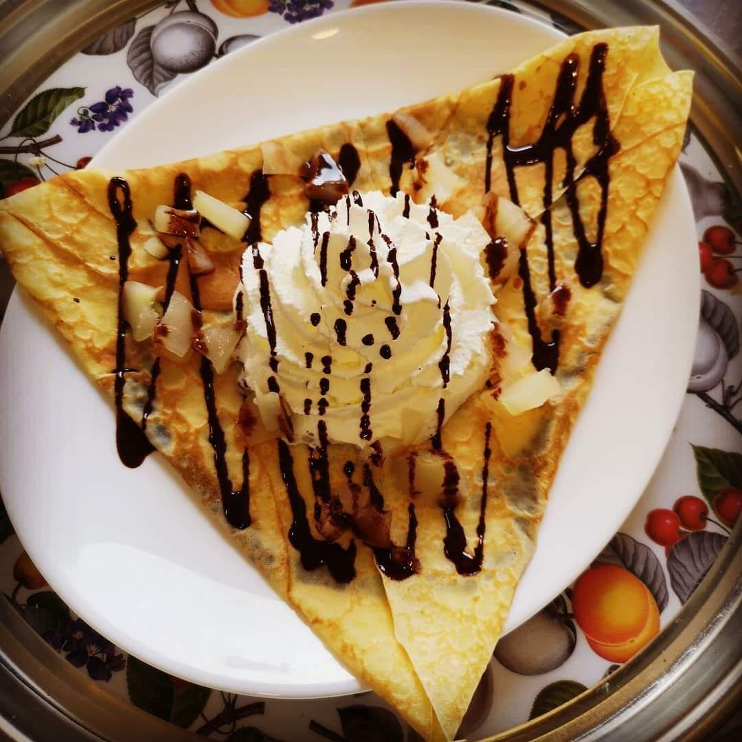 Crèpe belle-hélène