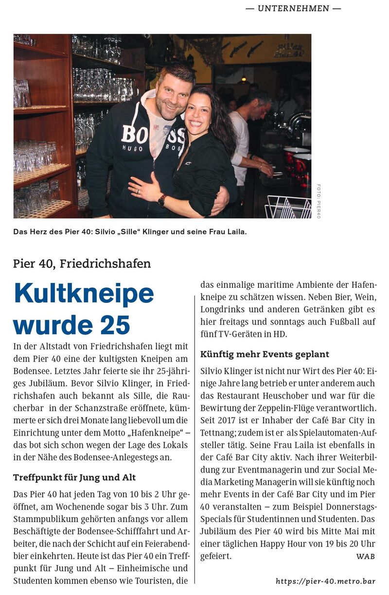 2021: 25 Jahre Pier 40