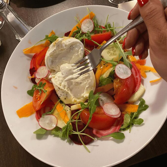 14,50 € Burrata cœur coulant à la truffe