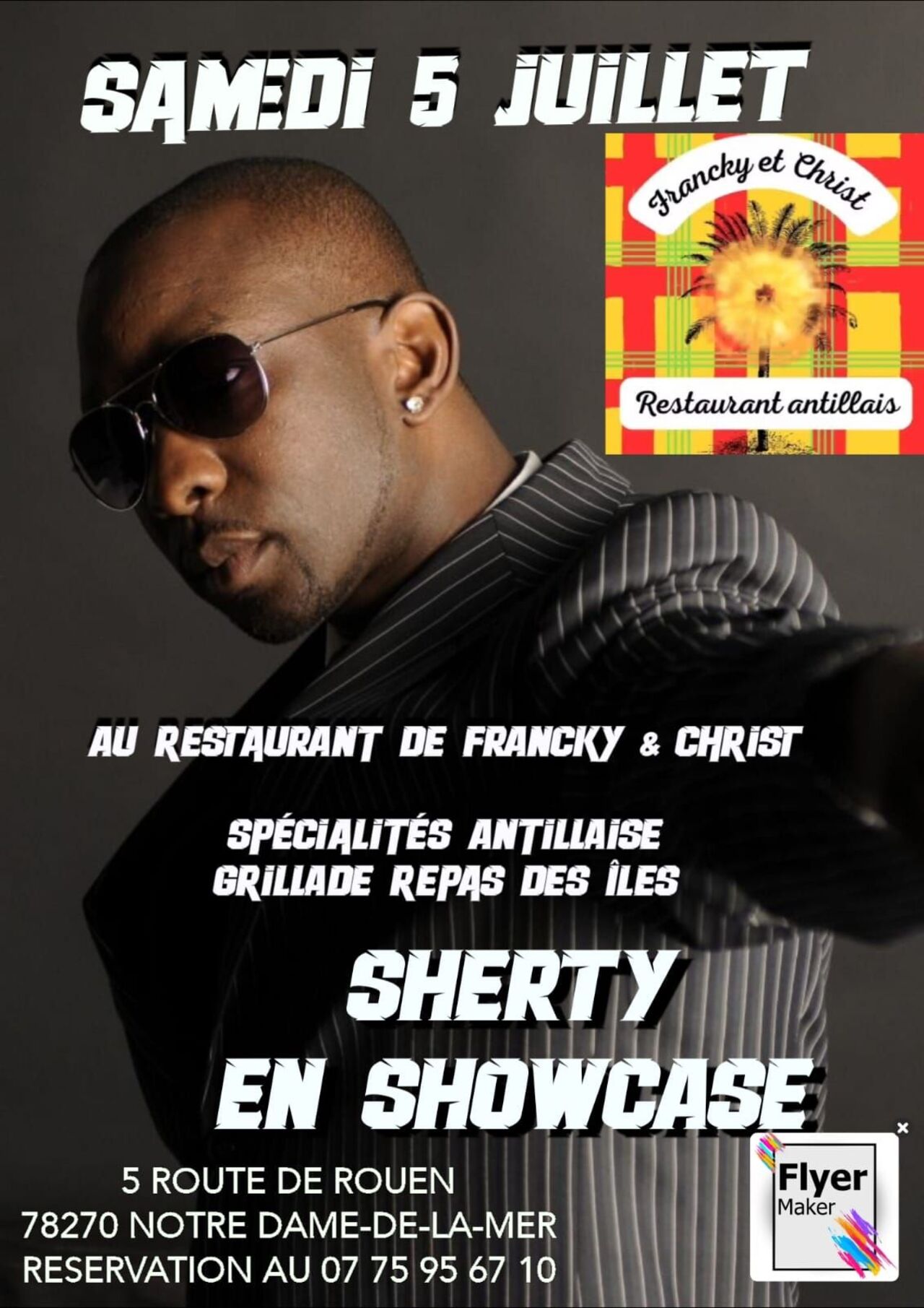 Chez Francky et Christ, restaurant antillais