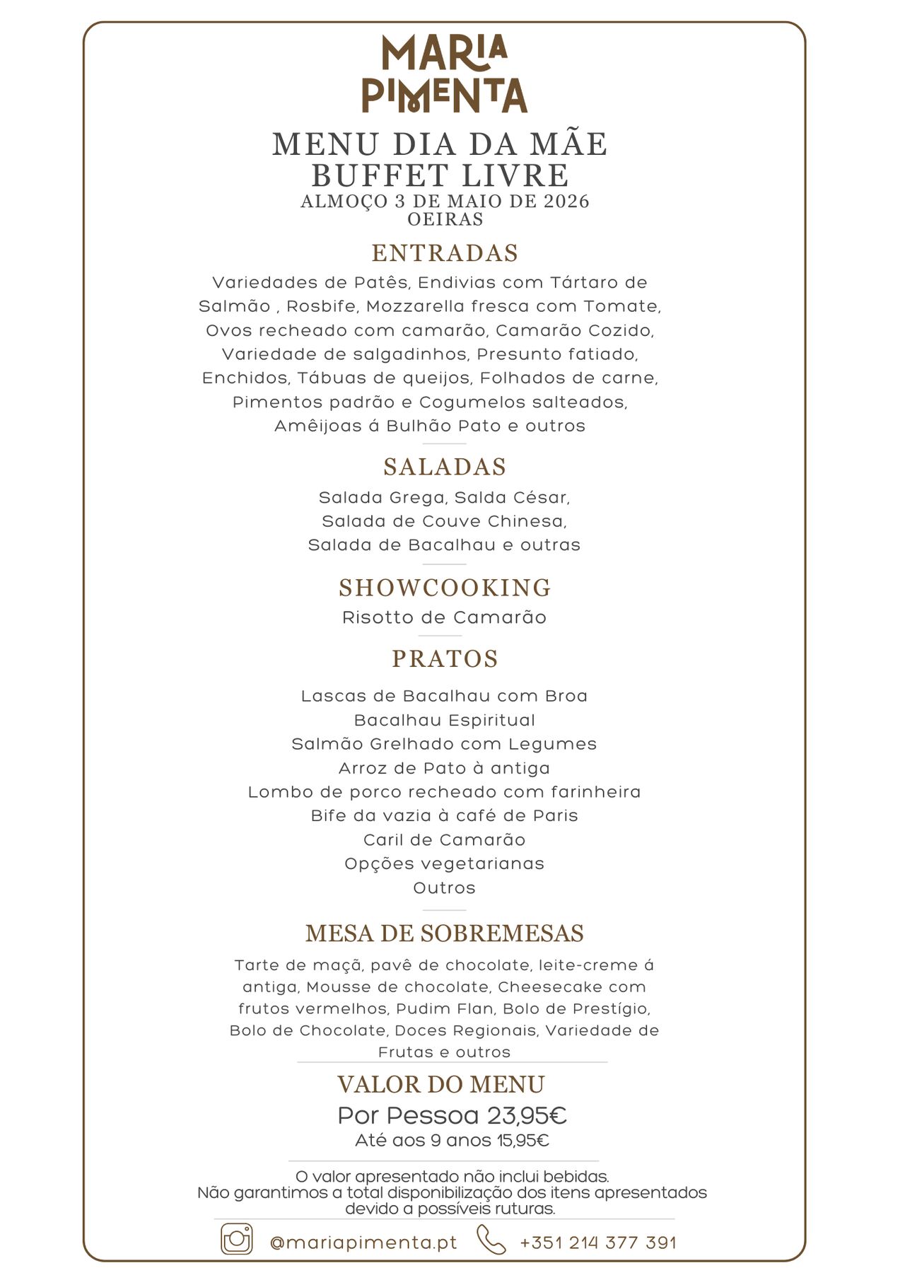 Mãe merece o melhor!