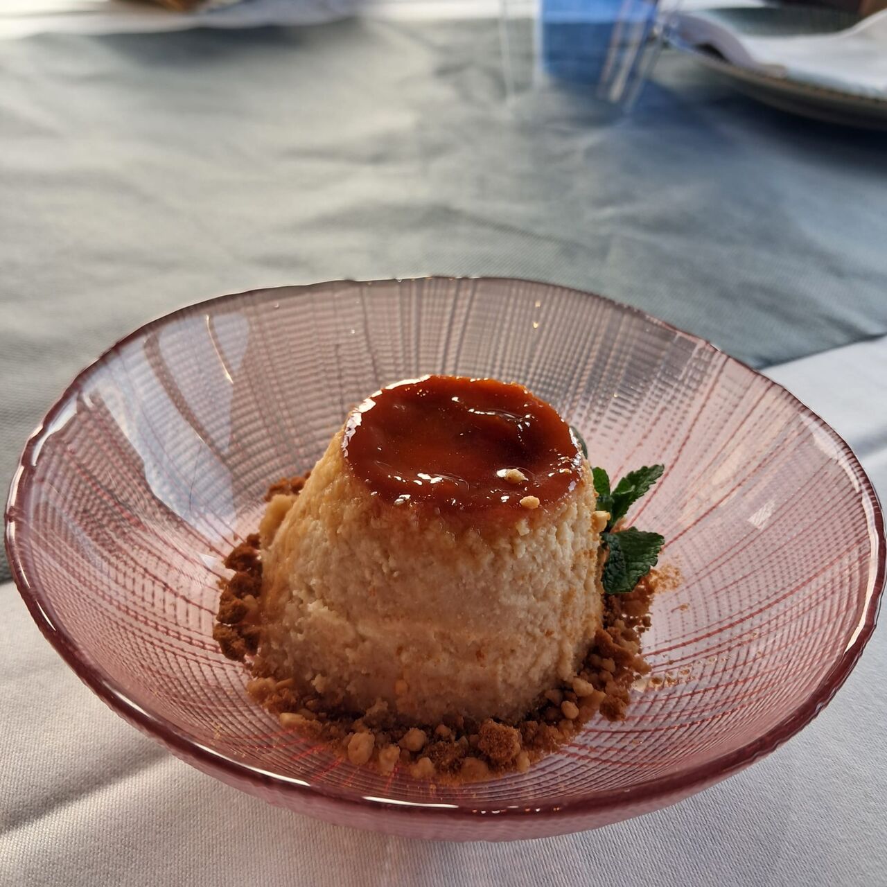 Flan de queso de Cantabria con Limón de Novales