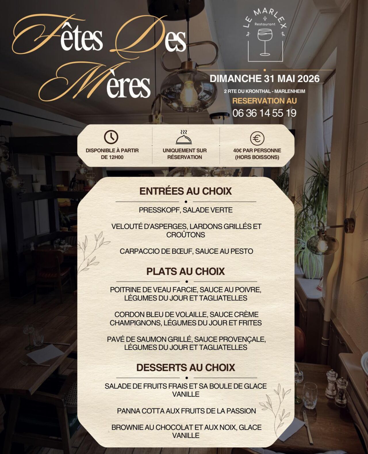 🌸✨ La Fête des Mères au Marlex ✨🌸