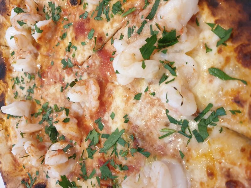 Pizza gamberi 