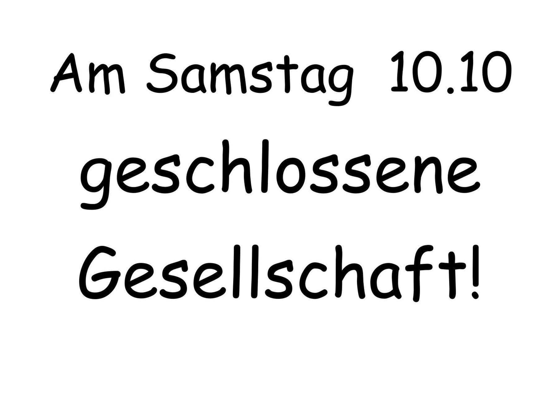 Geschlossene Gesellschaft