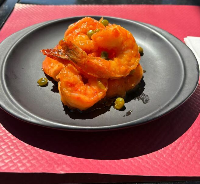 Crevettes épicées et pimentées