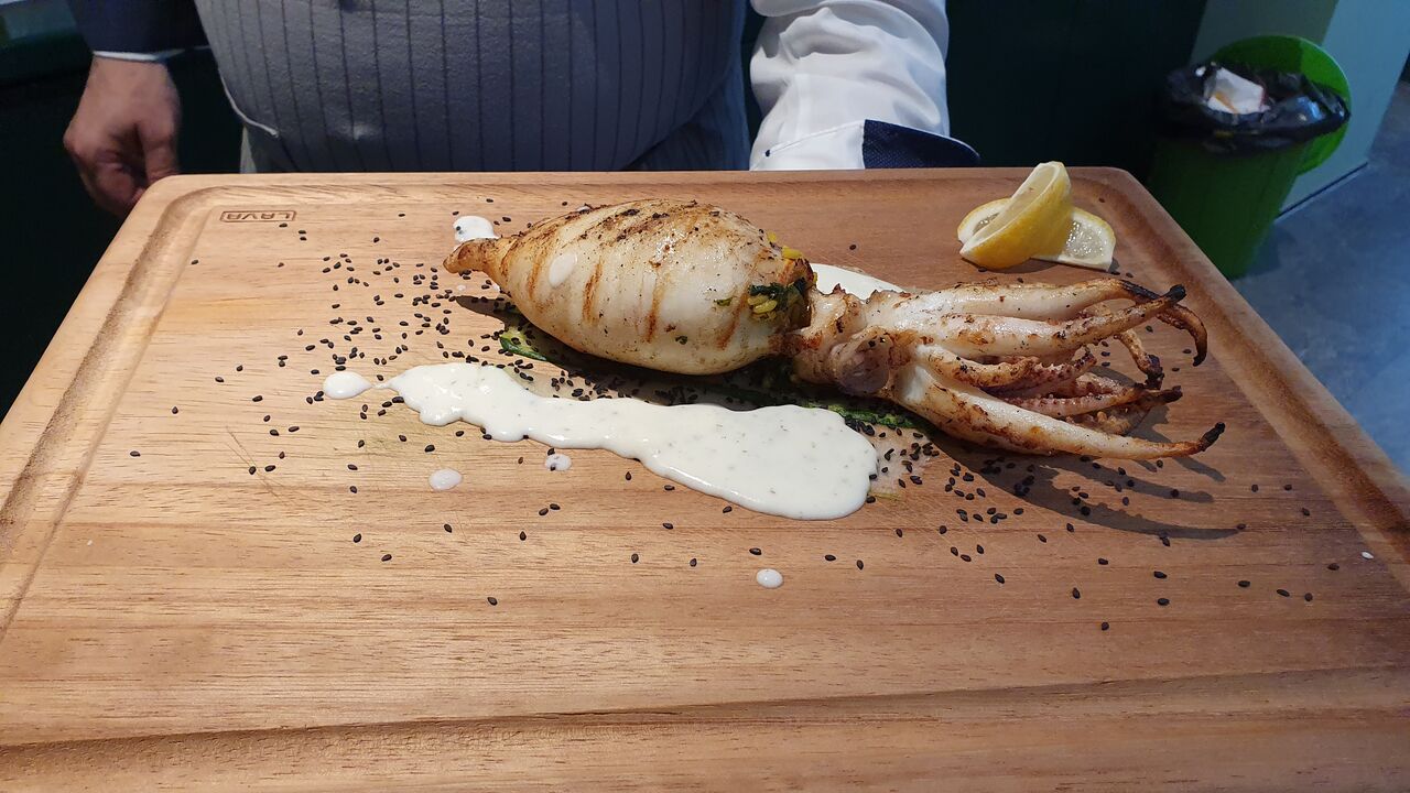 Gefüllte Calamari
