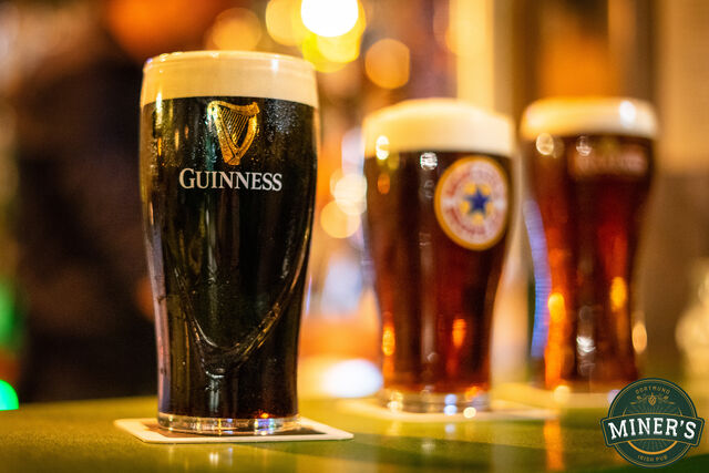 GUINNESS Draught Stout, NEWCASTLE BROWN ALE, KILKENNY Red Ale