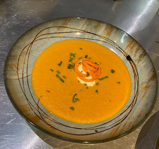 Kürbis-Creme-Süppchen