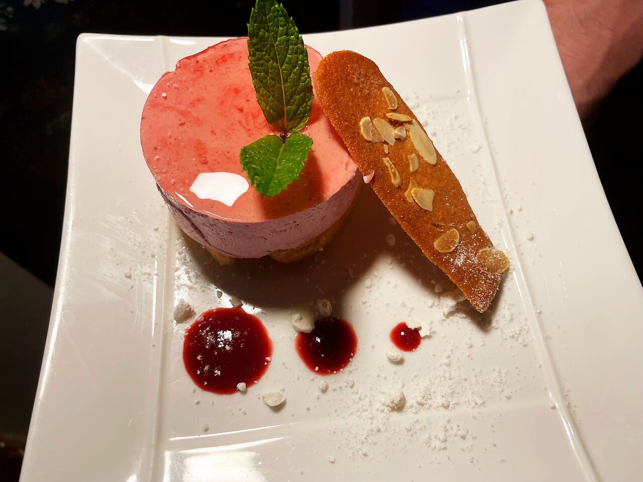 Bavarois au framboise 