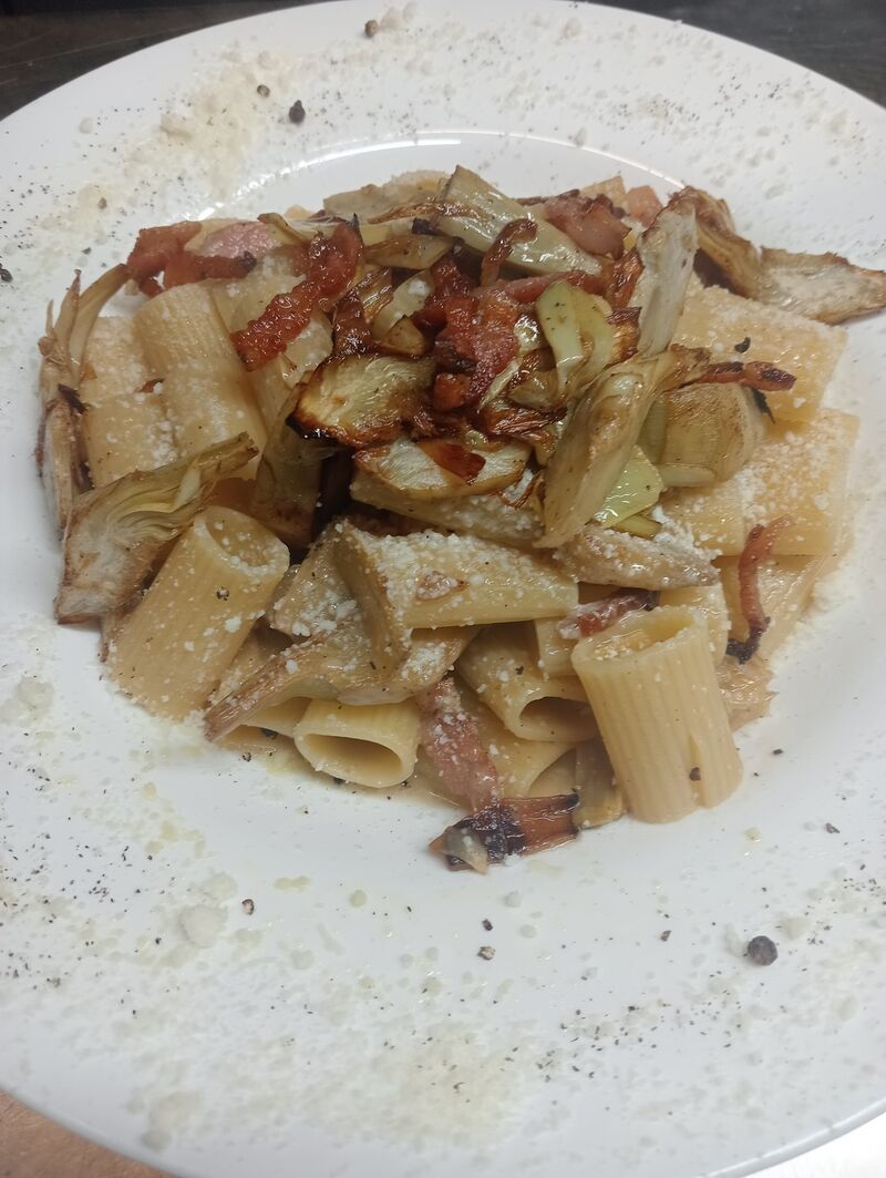 Gricia con i Carciofi