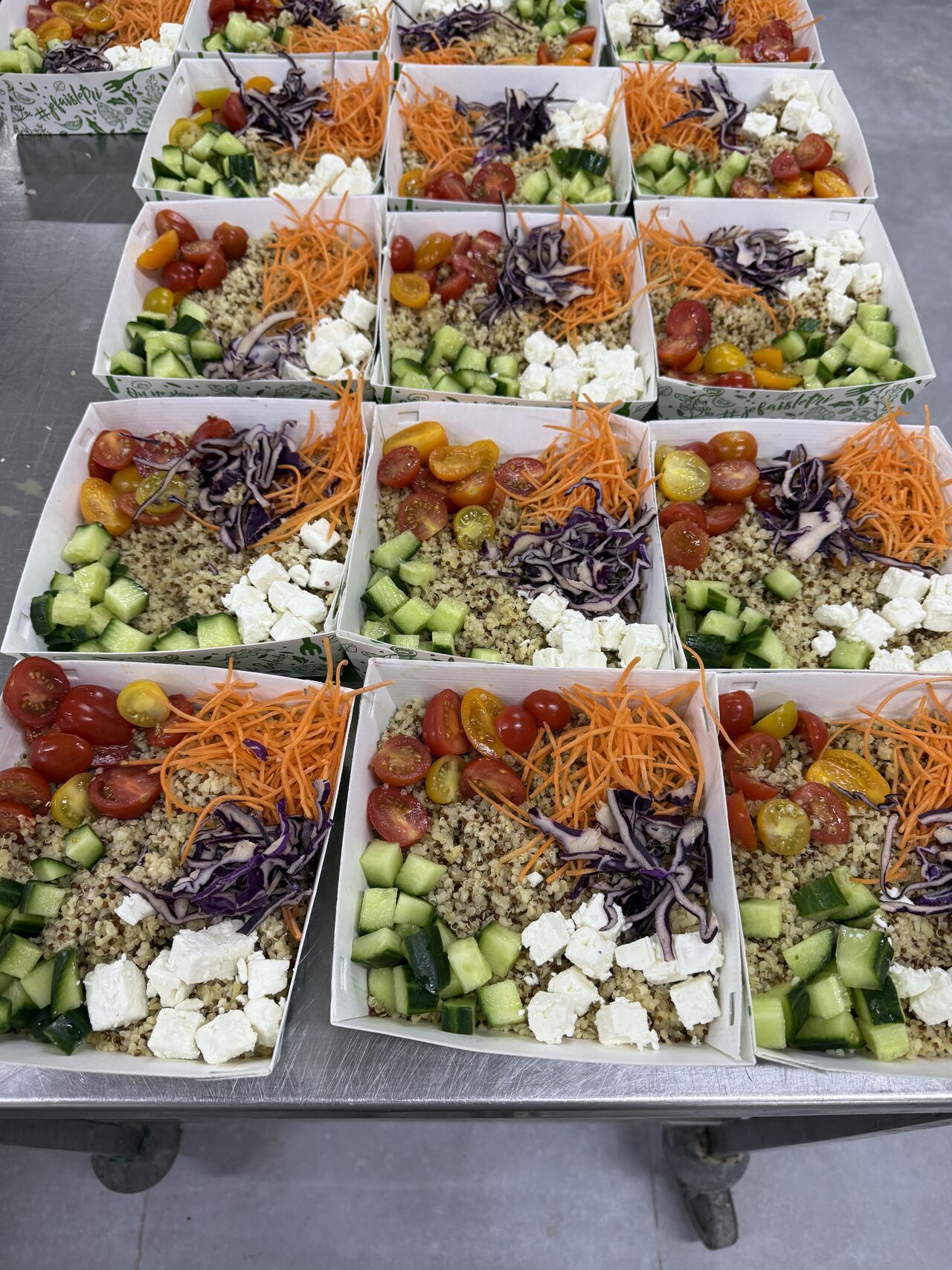 Salade de quinoa crudités 