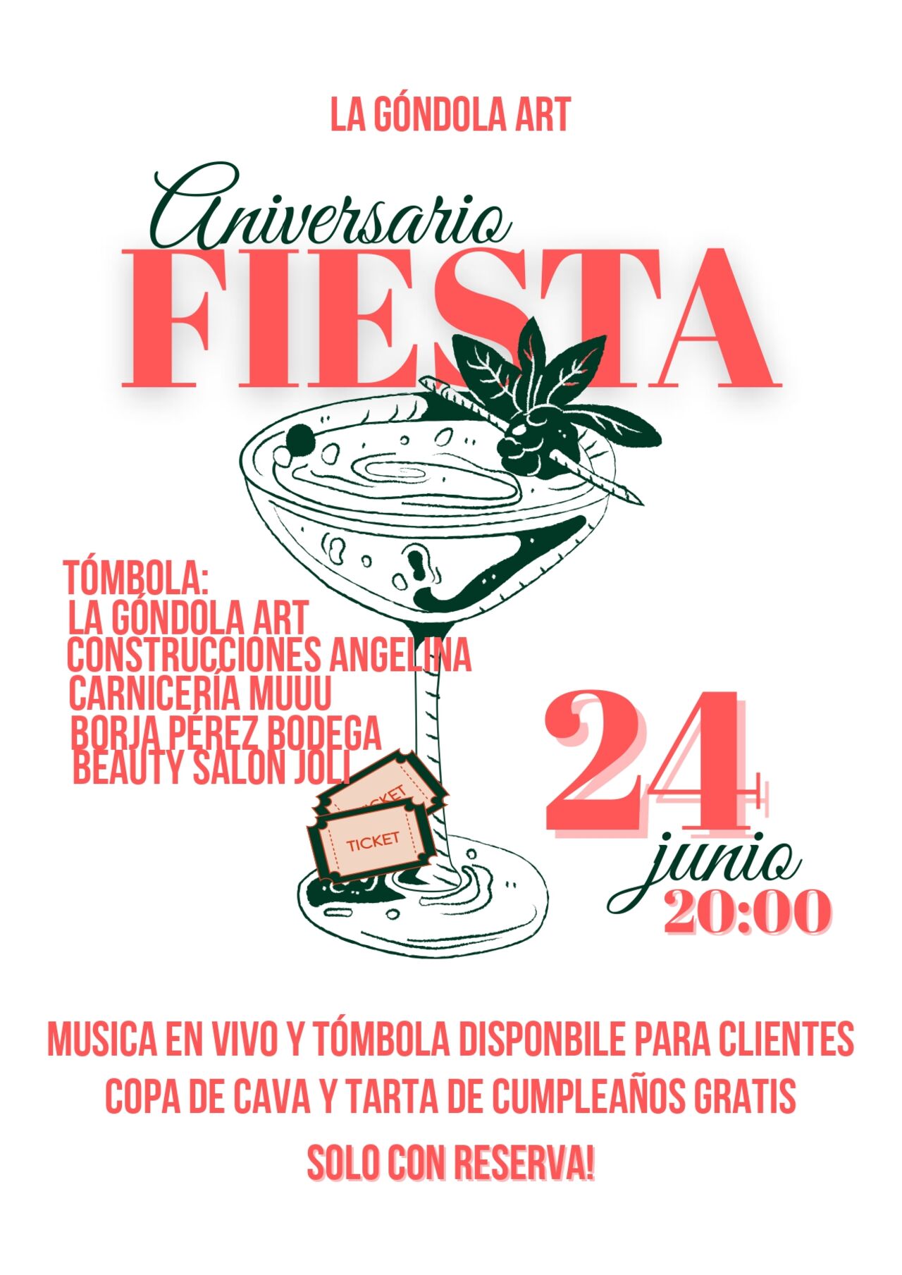 Cumpleaños la Gondola Art