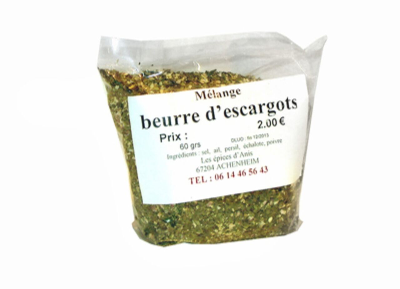Beurre d'escargots - 50gr - 2,00 €