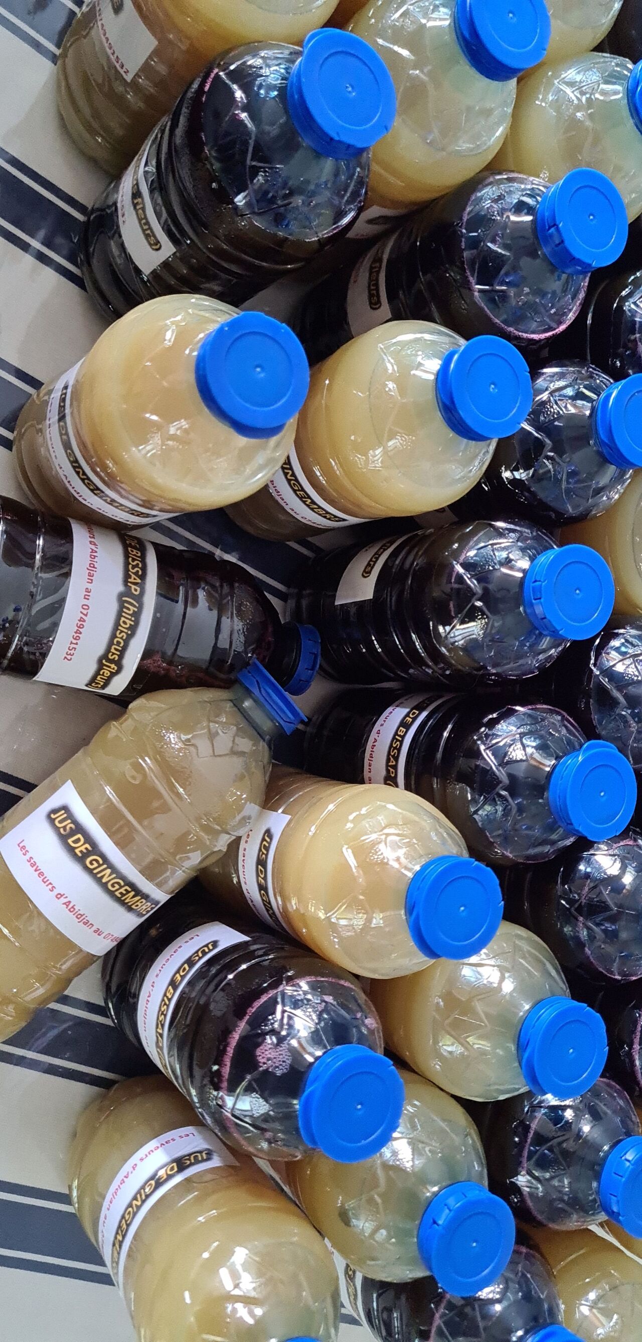 nos jus de bissaps et de gingembres