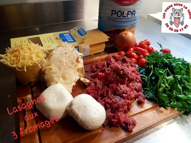 Lasagne aux 3 fromages