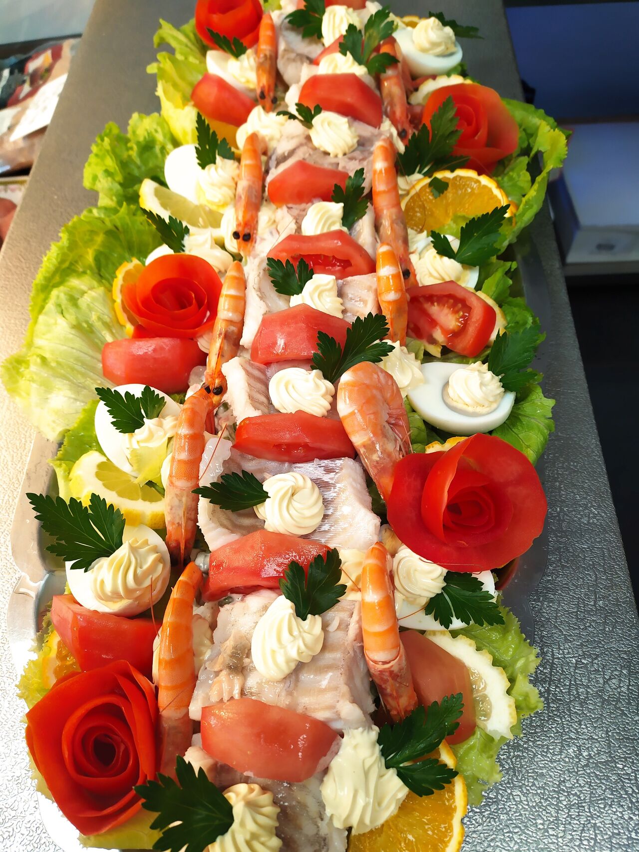 plat de poissons à emporter