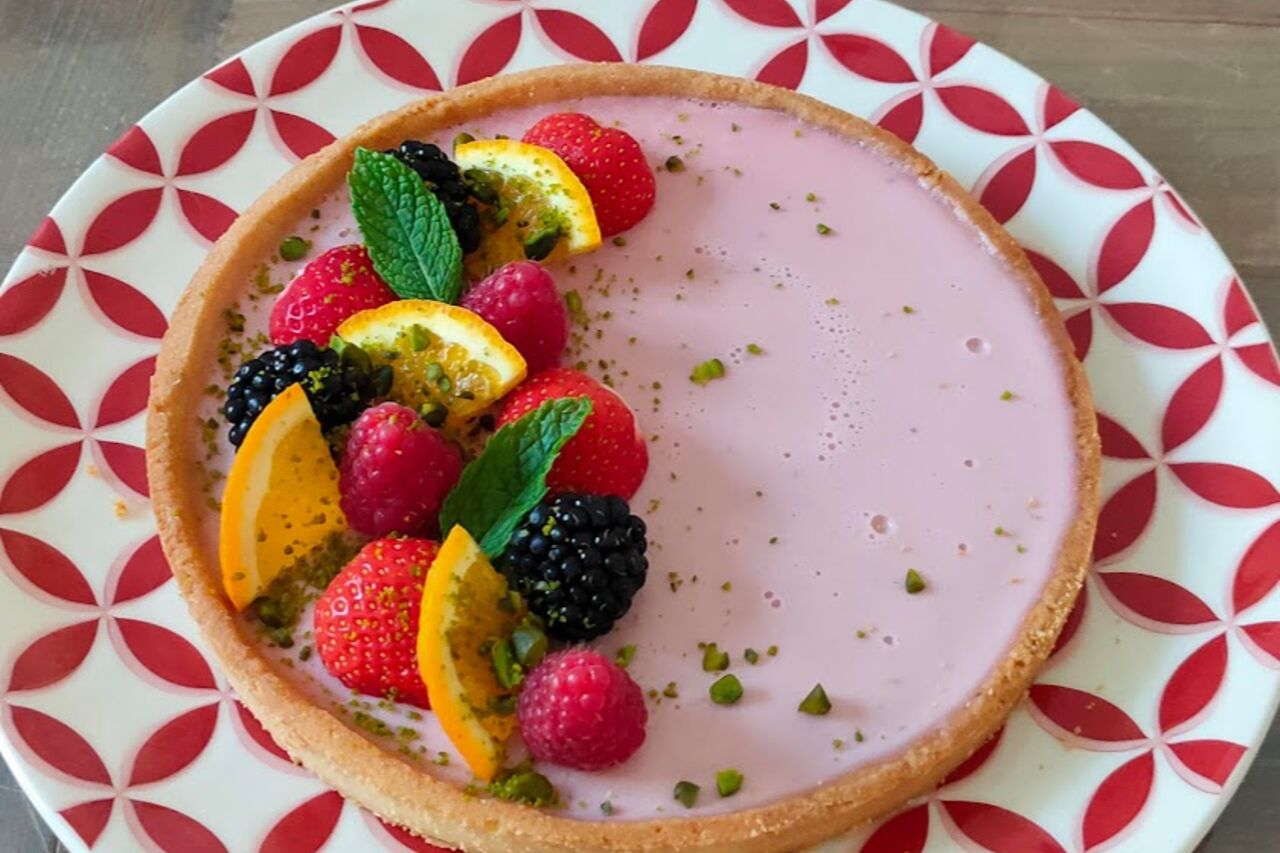 Tarte panna cotta