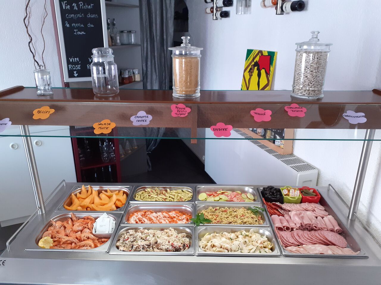 buffet d'entrées