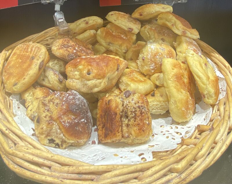 briochettes nature, pépites 3 chocolats ou fruits rouge chocolat blanc