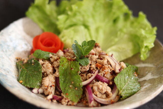 Laap lao porc (spécialité laotienne)