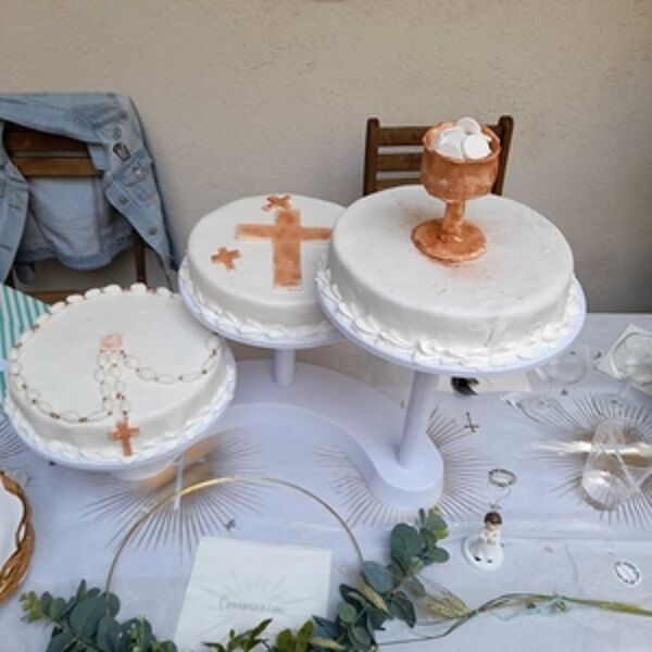 Gâteaux de baptême ou communion